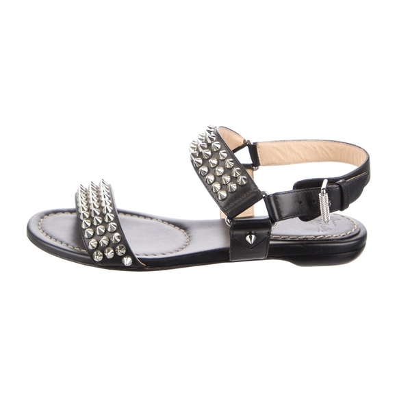 Christian Louboutin Shoes - Christian Louboutin Black Studded Sandals